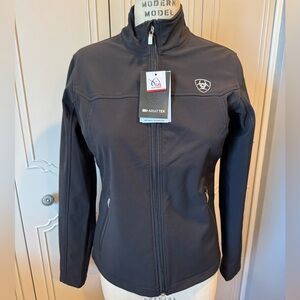 Ariat Team Black Soft Shell Jacket ladies Med. New with tags